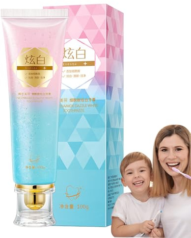 Aufhellende Zahnpasta | Aufhellende Zahncreme | Professionelles Nicht Scheuerndes Naturgel 100g Für Raucher Zuhause Zahnspangen Reisegröße