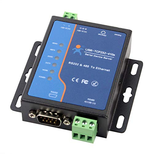 PUSR USR-TCP232-410S Dual Port RS232 RS485 Serial to Ethernet Adapter Modbus RTU to TCP Mehrere Arbeitsmodi Unterstützung für TCP/UDP Server/Client und HTTPD Client Gateway Ethernet Konverter