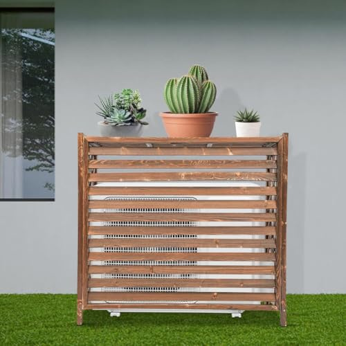 Sichtschutzzaunpaneele für den Außenbereich, Klimaanlage, Rollladen-Design für Mülleimer und Pool-Ausrüstung, langlebiger Outdoor-Schutz, 85 x 35 x 75 cm