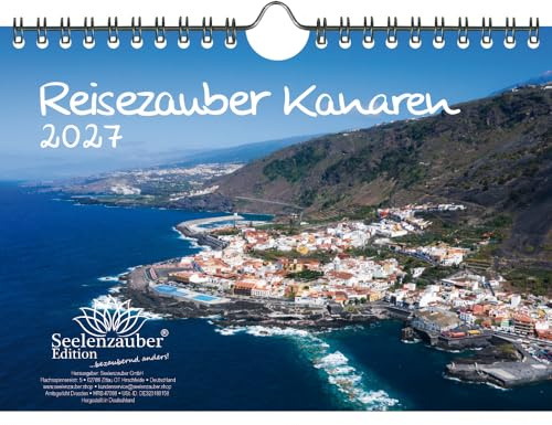 Reisezauber Kanaren DIN A5 Kalender für 2027 Urlaub Strand Spanien - Seelenzauber
