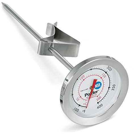 Polder Candy/Deep Fry Thermometer, Stainless Steel