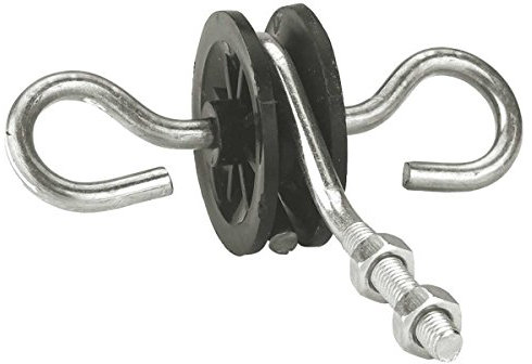 Kerbl 441241 Torgriffisolator 6mm Gewinde (metrisch) neutral, 10 Stück