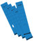 Original Falken 10er Pack Ordner-Rückenschild. Made in Germany. Etiketten 60 x 290 mm selbstklebend für 8 cm breite Ordner blau