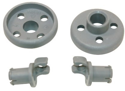 Hotpoint C00247529 Dishwasher Accessories/Dish Baskets/MGD/Creda Dishwasher Lower Basket Wheel - Pack of 2