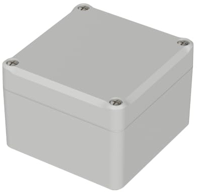 Bopla Euromas II; Gehäuse; Polycarbonat; Hellgrau IP65 Breite 80 mm Höhe 57 mm Länge 82 mm