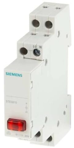 Siemens 5TE5800 Light SIGNALL., D=70MM 1 LAMP 230V Rot, White