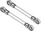 Jamara jamara505097 Top hinten Control Arm für Tiger Monster Truck