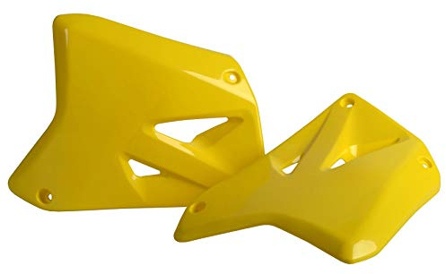 Suzuki RM 125,250 - Kühlerverkleidungen Paar Gelb - Modelles 2001-08