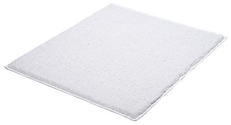 Kleine Wolke Kansas Badteppich, Baumwolle, weiß, 1 cm cm, 55 x 65 cm