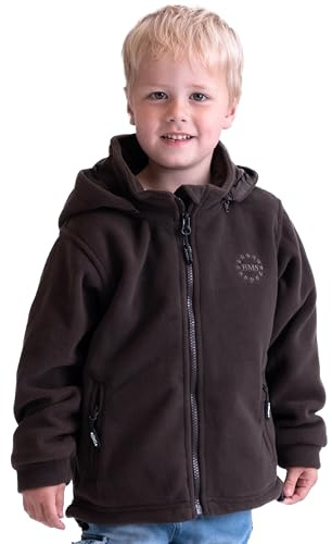 BMS Fleecejacke, Kinder | Kuschelig warm, atmungsaktiv und pflegeleicht für Alltag und Zwiebellook