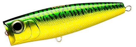 Yo-Zuri R1152-GM Hydro Popper Floating Lure, Green Mackerel