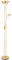 Betta Lighting Mother and Child Uplighter Floor Lamp with Reading Light – Satin Brass with Adjustable Reading lamp - Standing Uplighter for Living Room, Bedroom, Dining Room – G9 33W and R7s 230W