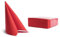 Servietten Gastroservietten 38 x 38 cm cm Soft Point einfarbig rot 50 Stück
