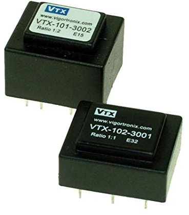 VIGORTRONIX Audio-Transformator-Verhältnis 1: 1, 600 Ohm, VTX-102-3001
