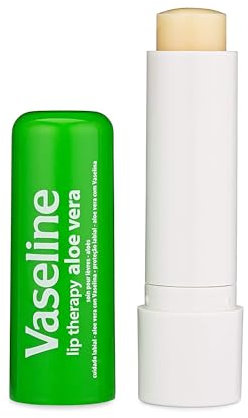 Vaseline Lip Therapy Aloe | Pflegender Lippenbalsam | Lippen-Feuchtigkeitscreme (1 x 4.8g)