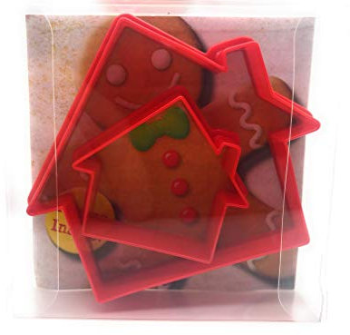 House Cookie Cutter Set of 2, Biscuit, Pastry, Fondant Clay Cutter