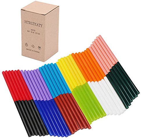 Stick di Colla a Caldo 7x100 mm Colla a Caldo Colorata Stick di Colla a Caldo per Pistola Mini Utilizzato per Incollare la Custodia del Telefono Mobile per Mobili Prodotti fai-da-te