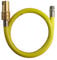 1/2 SALVUS CATERHOSE Commercial Yellow Gas Catering Pipe Hose 1.5M Long 1500mm