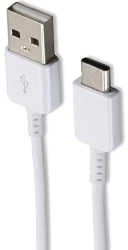 USB C to USB A Charger Cable - 1M - WHITE - iPhone16 / 15 Pro Max/Replacement for Samsung EP-DN930CWE
