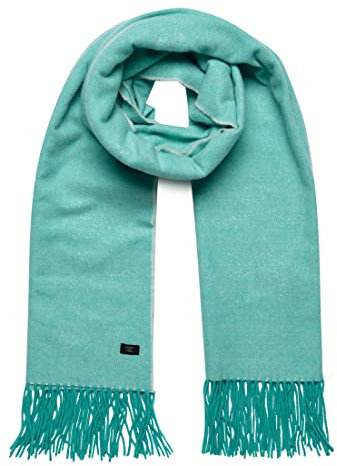 Superdry Womens Studio Knitted Scarf, Aruba Aqua, One Size