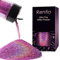 Renfio Paillettes holographiques ultra fines rouges métallisées - 80 ml - Pot pour verres en résine - Peinture Slime - Arts et décoration d'ongles - Rose