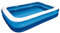 HGYJ Piscina per rettangolare （3 taglie ）, piscinette Gonfiabile, All'aperto estate vacanza spiaggia，Resistente all'usura antiscivolo e addensato，Bambino/adulto,Blue,200 * 150 * 50cm