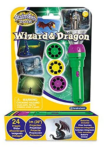 Brainstorm Toys Toys Wizard & Dragon Torch & Projector,