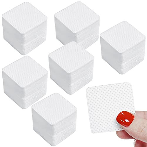 Ni Zmir Lot de 600 lingettes non pelucheuses pour vernis à ongles, usage professionnel, tampons souples pour enlever le gel