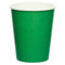 Amscan 9915403-208-66 - Green Eco-Friendly Recyclable Paper Party Cups - 8 Pack