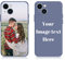 AnNengJing Custom Soft Liquid Silicone Cases Full-Body Protective Personalized Photo Name Text Logo Phone Cover for iPhone 14 Lavender