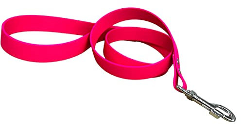 Hundeleine aus BioThane, Breite 25 mm (Fuchsia)