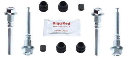 Bigg Red - Brake Caliper Slider Bolt Guide Kit - Compatible with, Rear Left & Right