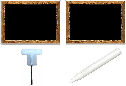 Set mit 30 Preisschildern aus Kunststoff, 6,0 x 9,0 cm. (mit beidseitigem Aufdruck) + 30 Halterungen + 1 weißer Stift für Lebensmittel