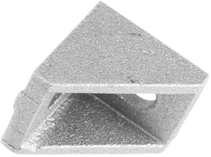 AOKWAWALIY 10 x Corner Code Aluminium L-Bracket 90 Degree Clamp Extrusion Fixings Aluminium Profile Brackets L Bracket for 2020 Aluminium Alloy Connector Right