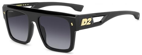 DSQUARED2 Brille D2 0127/S Größe 56-19 mm Schwarz