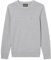 Marc O'Polo Pullover aus Bio-Baumwolle mit Rundhalsausschnitt, Grau (Silver Gray Melange), XL
