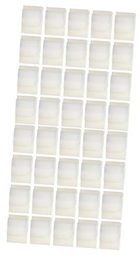 Uonlytech 100 Stk Kabelbinder Kleben Ohrclips Selber Machen Kleine Kabelbinder Flache Kabelclips Kabel Halter Kabelclips Kleben Kabelklemmen Usb-kabelhalter Klebstoff Festnetz Weiß