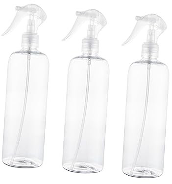 Healeved 3 Piezas botella spray para plantas fitness musculacion recipiente transparente botella spray con alcance hidratador plasticos botellas spray mini Reutilizable
