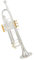 Musikinstrument Trompete B-Dreiton-Trompete Leistungsprüfung Profi-Band Versilbert