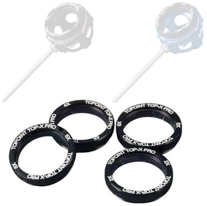 surwolf TP8720 Pro Compound Bogenvisier Zielfernrohrlinse, Aluminiumlegierung und hochwertigem Kunstharz, 2X 4X 6X 8X Vergrößerungslinse für Jagd- und Schießzubehör (2X)