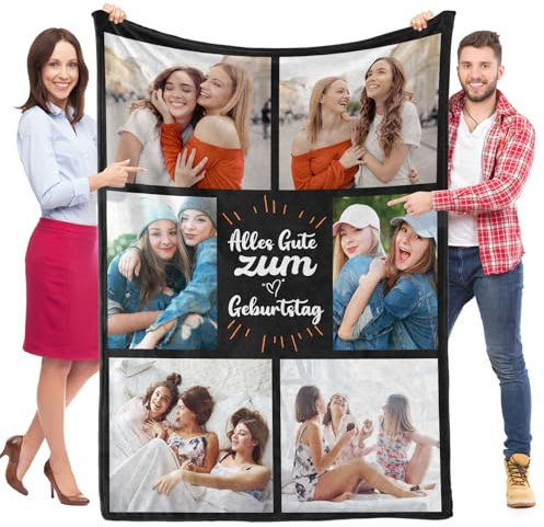 Personalisierte Decke mit Foto, Personalisierte Decken, Personalisierte Kuscheldecke mit Foto, Personalisierte Foto Decke, Geburtstagsgeschenk für Frauen, Personalisierte Geschenke für Frauen