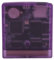 Game Video Cartridge 1000 in 1 Video Games, Built in 8G Memory Card, Video Game Cartridge Card for Gameboy Color Advance SP Light 1 2 Handheld Game Console (Transparent Purple)