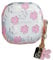 GULVQYF Funda protectora para Samsung Galaxy Buds FE con cadena, patrón de flores transparentes a prueba de golpes para Galaxy Buds 2 Pro/2/Pro/Live (rosa)
