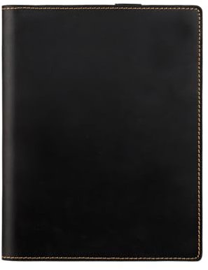 Balidiya Couverture en cuir pour carnet de notes A5 B5 - Couverture rigide - Pour homme et femme