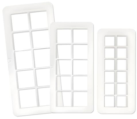 Ausstechformen Quadratische Keksausstecher Cookie Cutter Kunststoff Ausstecher Ausstechformen Geometrische Formen für Fondant