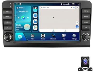 Android 13 Autoradio 2 Din Stereo Auto Per Benz ML W164 GL X164 2005~2012 Car Radio GPS Navigation Con Carplay/Android Auto/Bluetooth/FM RDS/DSP, Con AHD Telecamera Posteriore,4 core m100s 1g+32g