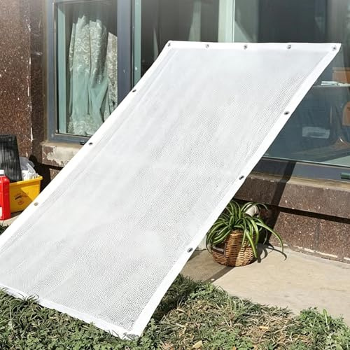 Auvent De Piscine Blanc, Rectangulaire, Perméable À l'eau Et À L'air, Durable, Zone Fraîche, Indéchirable, Auvent De Couverture(3x6m)