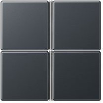 Jung a404tsaanm komplett Set Tasten 4 fach anthrazit matt