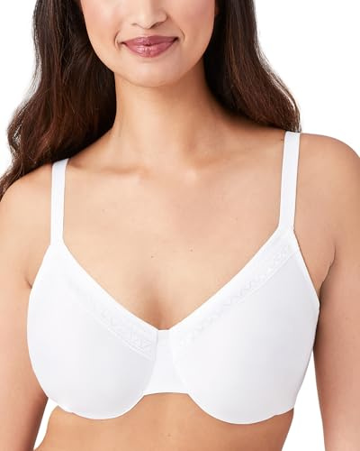 Wacoal Women's Perfect Primer Underwire Bra Full Coverage, Opaque, White, 42D