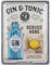 Nostalgic-Art Retro Blechschild, 30 x 40 cm, Gin & Tonic Served Here – Geschenk-Idee als Bar-Zubehör, aus Metall, Vintage Design, Blechschilder Sprüche